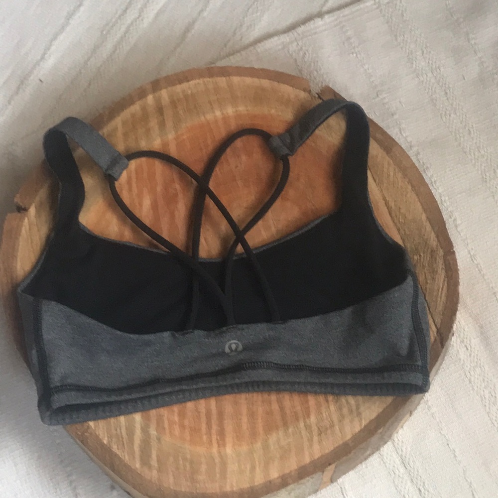 Size 4 Lululemon Gray Bra